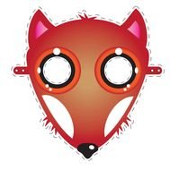 Fox Mask Template N2