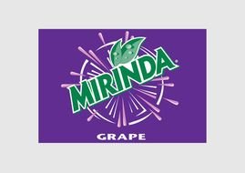 Grape mirinda Logo drawing