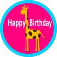Giraffe Baby Shower Clip Art N4