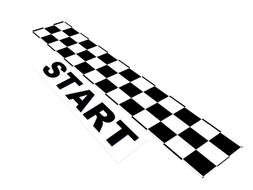 drawn start line