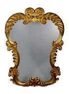 vintage mirror with gold frame