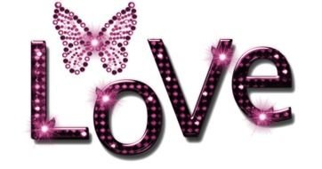 Love pink Clip Art drawing