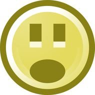 Smiley Face lips Clip Art drawing