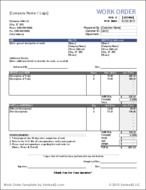 Work Order Template