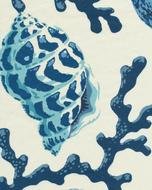 Coral Print Fabric drawing