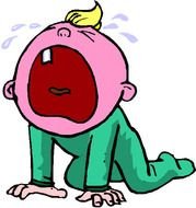 Cartoon Baby Crying N20