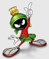 Marvin the Martian in armor