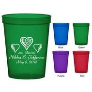 16 Oz Custom Translucent Plastic Cups Clipart 1494 Just Married