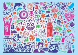 Monster And DC drawing