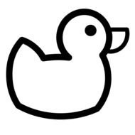 Black And White Animal Clip Art drawing