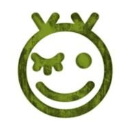 Green Smiley Face Clip Art N23