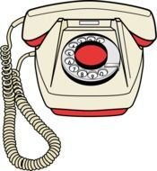 Telephon as a picture for a clipart