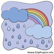 Bildtitel Regenbogen Cartoon Bild Wetter