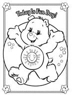 Care Bear Coloring Pages drawing