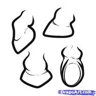 How To Draw A Horse Hoof Print