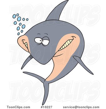 Cartoon Happy Shark N5