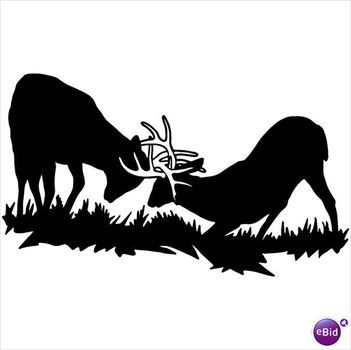 Deer Dog Hunting Decals