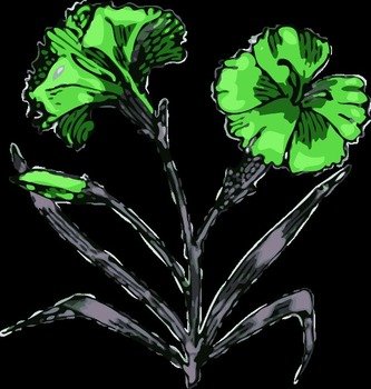 Flower Vector Clip Art N11