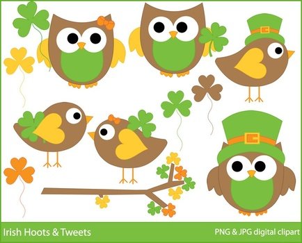 St Patricks Day Clip Art Bird