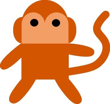 Cartoon Monkey Clip Art N64