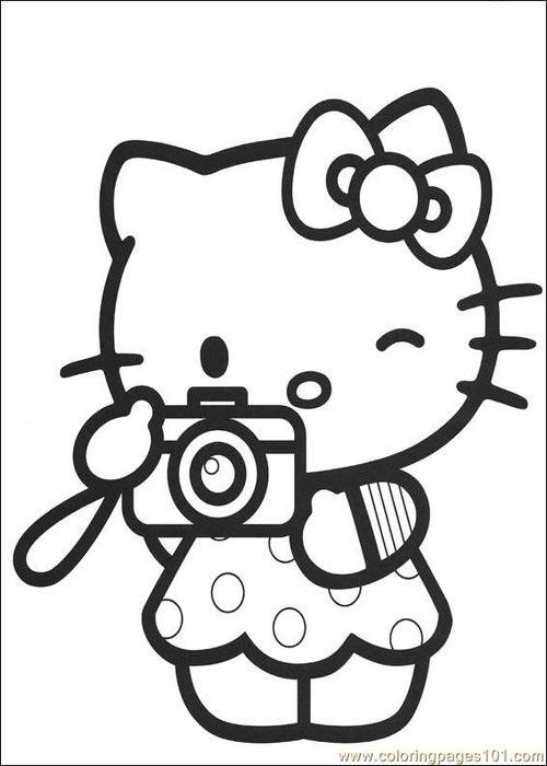 Hello Kitty Coloring Pages N12