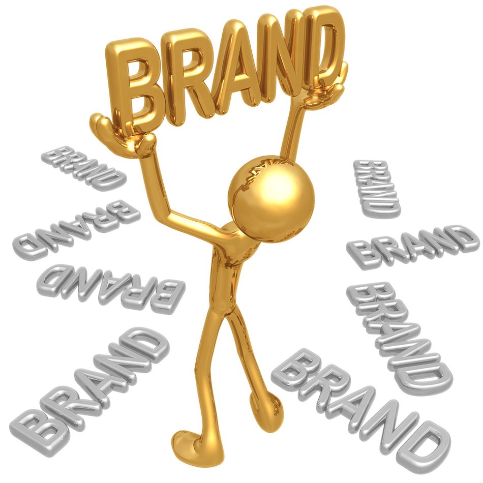 Holding the brand clipart