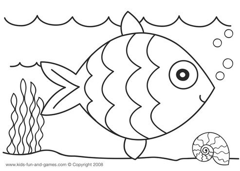 Coloring Page Fish Colouring