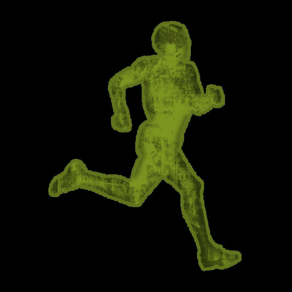 Green Grunge Clipart Icons Sports Hobbies Style