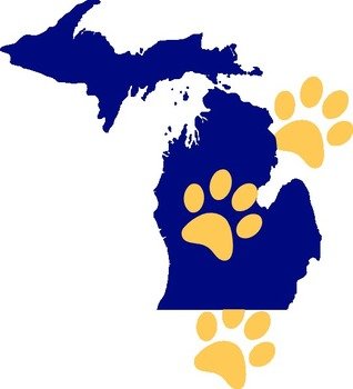 Michigan Paw Clip Art