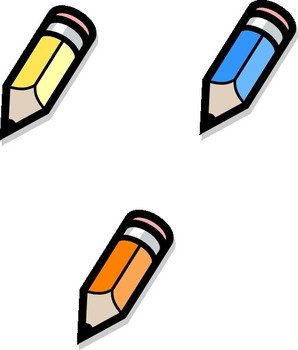 Yellow Pencil Clip Art N14