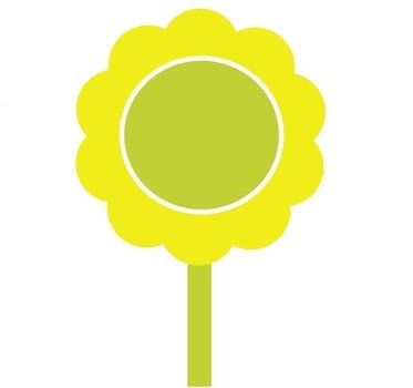 Yellow Spring Flowers Clip Art