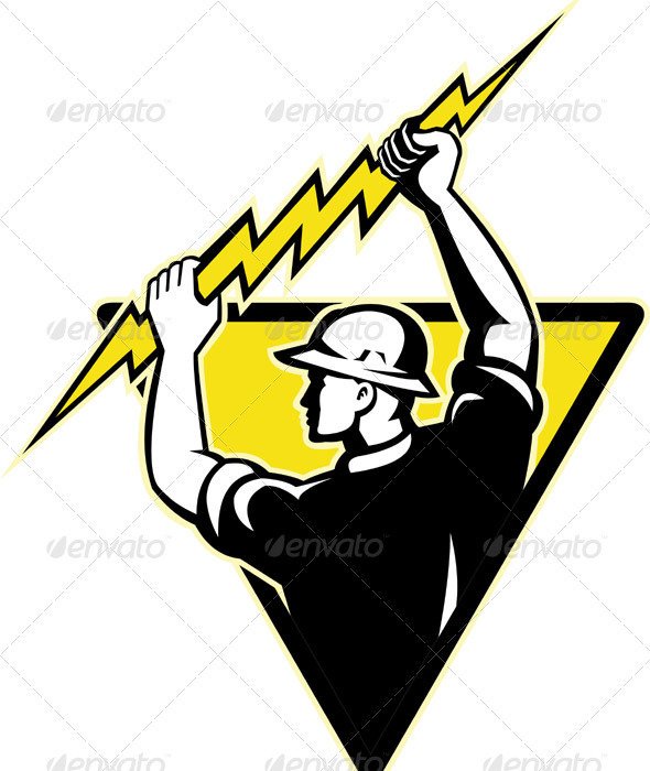 Power Lineman Clip Art N7