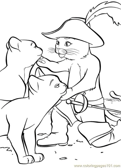 Shrek And Fiona Coloring Pages