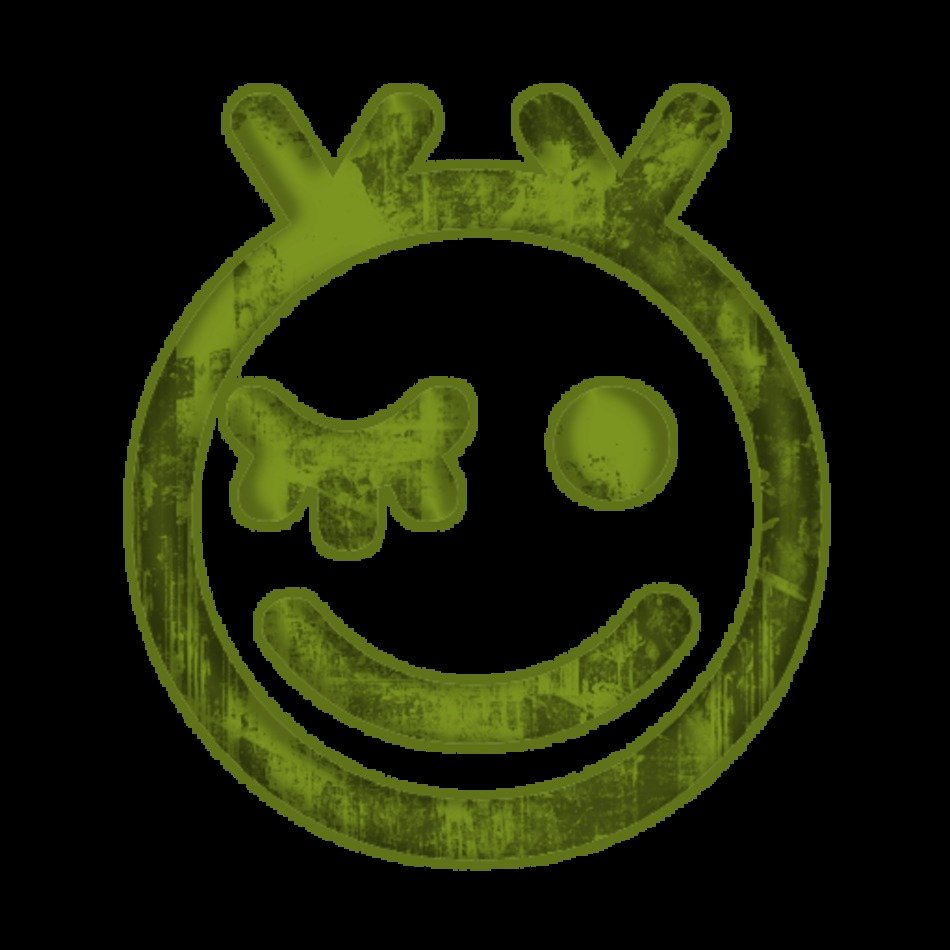 Green Smiley Face Clip Art N23