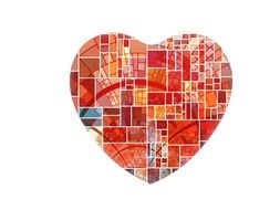 heart in the decoration