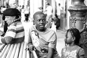 Children on a street