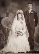 wedding vintage retro photo