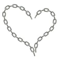 drawing a heart of chains