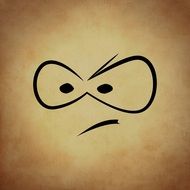 funny angry emoticon