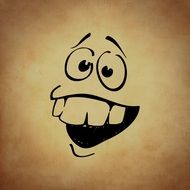 smile like a caricature