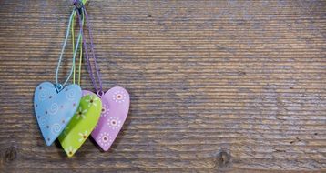 colorful heart decoration