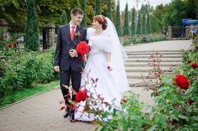 wedding ceremony in the garden