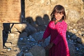cute girl in Afghanistan