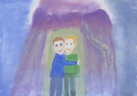 children drawing