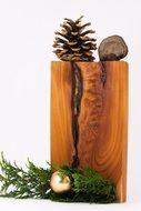 Christmas decorations with cypress