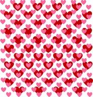 heart love pattern drawing