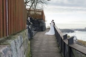 stockholm wedding good luck love river view