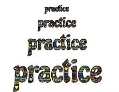 practice poster drawing