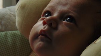 baby with expressive eyes