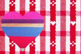 decorative tablecloth for Valentine's day